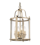 Hampton style pendant lamps - CosmoLight NEW YORK pendant lamp P04882AU Gold.  - product 1