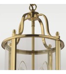 Hampton style pendant lamps - CosmoLight NEW YORK pendant lamp P04882AU Gold.  - product 3