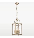 Hampton style pendant lamps - CosmoLight NEW YORK pendant lamp P04882AU Gold.  - product 4