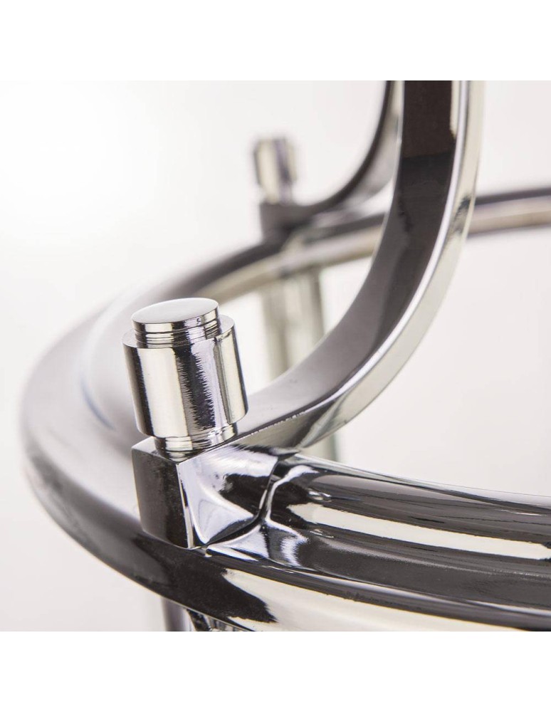 Hampton style pendant lamps - CosmoLight NEW YORK P04550CH Chrome pendant lamp  - product kolory-swiatla.pl 2