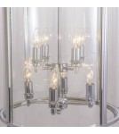 Hampton style pendant lamps - CosmoLight NEW YORK pendant lamp P08434CH Chrome  - product 3