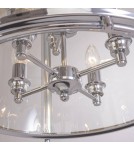 Hampton style pendant lamps - CosmoLight NEW YORK pendant lamp P08434CH Chrome  - product 4