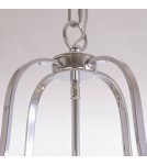 Hampton style pendant lamps - CosmoLight NEW YORK pendant lamp P08434CH Chrome  - product 5