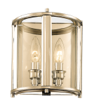 Hampton style wall lamps - CosmoLight NEW YORK wall lamp W02312AU Gold.  - product 1