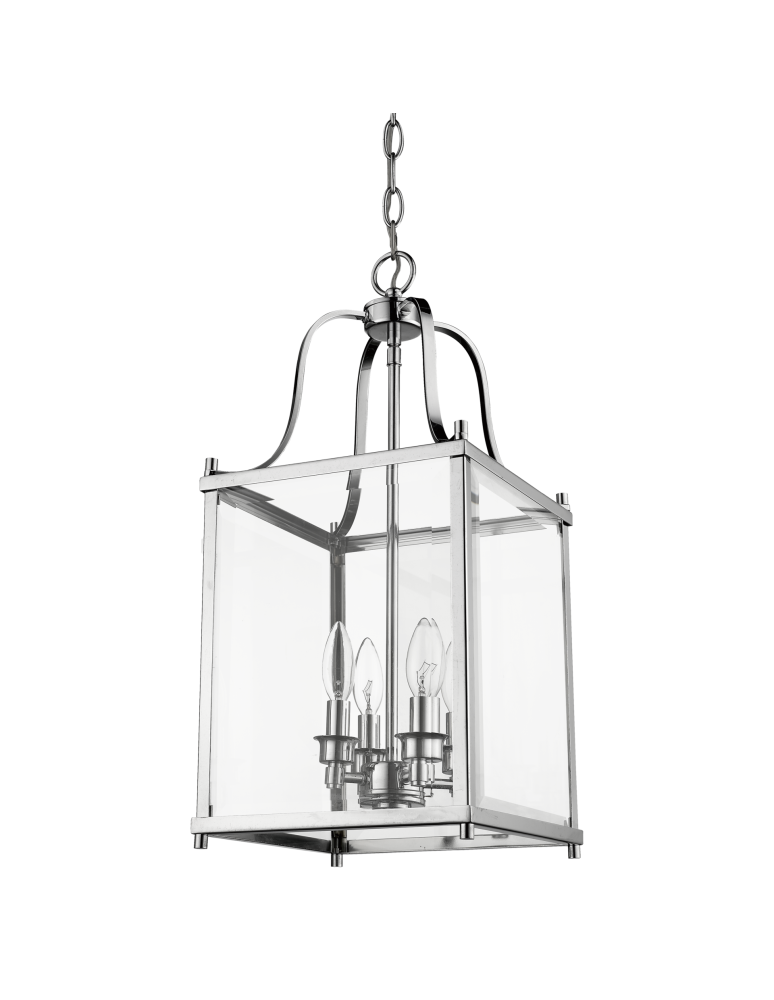 Geometric chandeliers - CosmoLight NEW YORK pendant lamp P04936CH Chrome  - product kolory-swiatla.pl 1