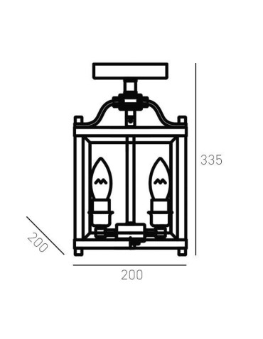 CosmoLight Plafon NEW YORK C03929CH  Chrom  - produkt 2