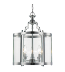 Hampton style pendant lamps - CosmoLight NEW YORK P03943CH Chrome pendant lamp  - product 1