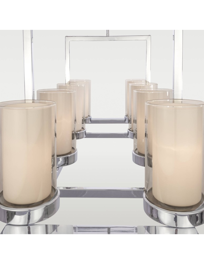 Chandeliers - CosmoLight MIAMI pendant lamp P08018CH Chrome  - product kolory-swiatla.pl 3