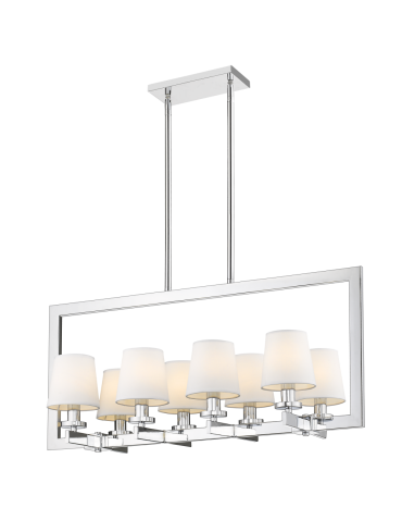 CosmoLight LONDON pendant lamp P08038CH-WH black