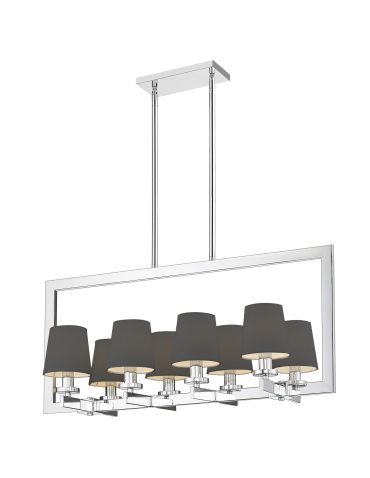 CosmoLight LONDON pendant lamp P08038CH-BK black