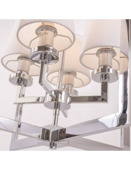 CosmoLight LONDON pendant lamp P04021CH-WH chrome - product 2