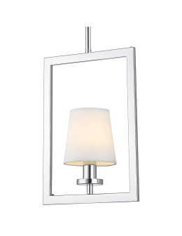 CosmoLight LONDON pendant lamp P01007CH-WH chrome