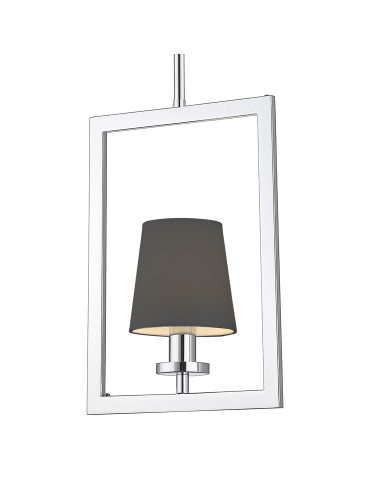 CosmoLight LONDON pendant lamp P01007CH-BK chrome