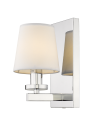 View CosmoLight LONDON wall lamp W01014CH-WH chrome