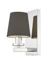 View CosmoLight LONDON wall lamp W01014CH-BK chrome