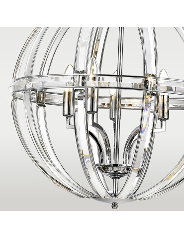 CosmoLight Lampa wisząca ORLANDO P05735CH  Chrom  - produkt 2