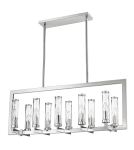 Geometric chandeliers - CosmoLight OXFORD P10069NI Nickel Pendant Lamp  - product 1