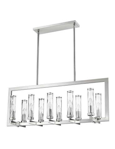 CosmoLight OXFORD P10069NI Nickel Pendant Lamp 