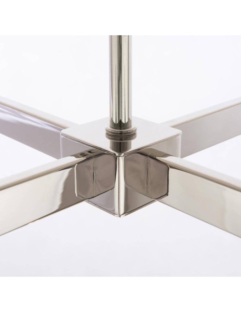 Geometric chandeliers - CosmoLight OXFORD pendant lamp P04052NI Nickel  - product kolory-swiatla.pl 4