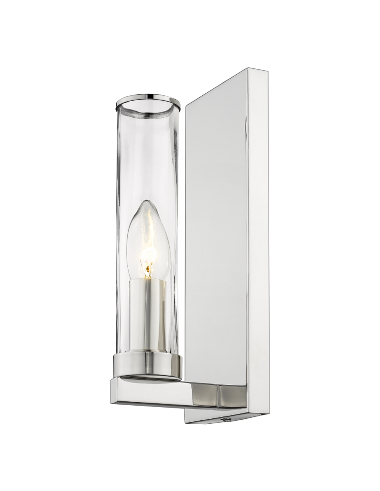 Modern Classic style wall lamps - CosmoLight OXFORD Wall lamp W01045NI Nickel  - product kolory-swiatla.pl 1