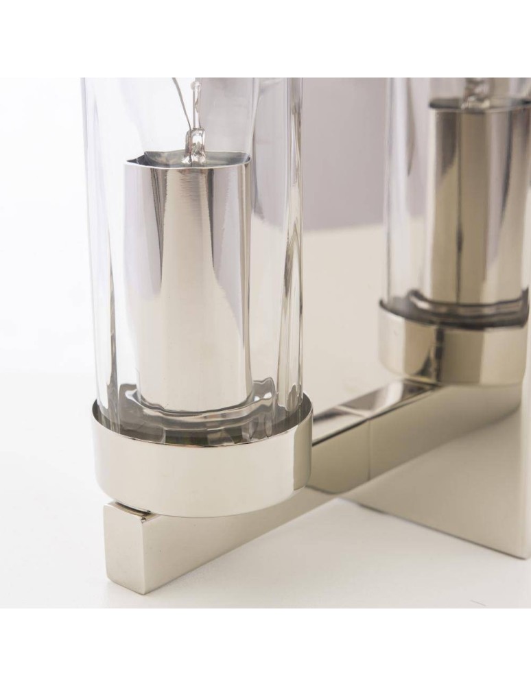 Modern Classic style wall lamps - CosmoLight OXFORD Wall lamp W01045NI Nickel  - product kolory-swiatla.pl 2