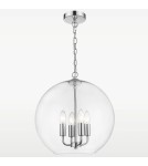 Pendant lamps - CosmoLight PRAGUE pendant lamp P04974CH Chrome  - product 3