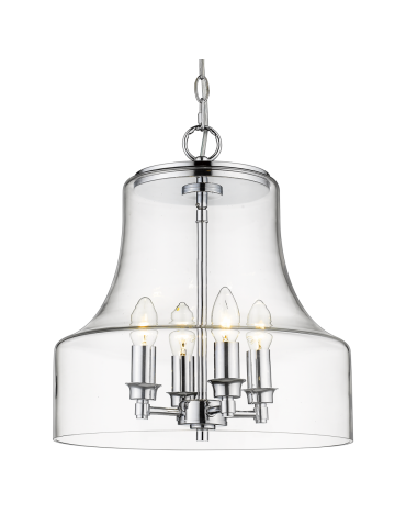 CosmoLight PRAGUE pendant lamp P04458CH Chrome 