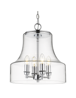 CosmoLight Lampa wisząca PRAGUE P04458CH  Chrom 