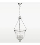 Hampton style pendant lamps - CosmoLight PRAGUE pendant lamp P03950CH Chrome  - product 3