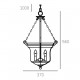 CosmoLight Lampa wisząca PRAGUE P03950CH Chrom 