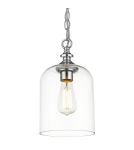 Hampton style pendant lamps - CosmoLight PRAGUE pendant lamp P01971CH Chrome  - product 1