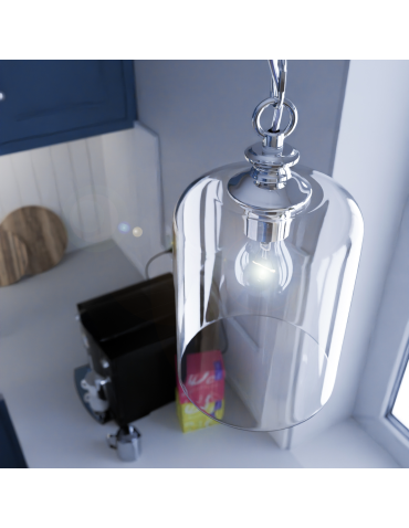 CosmoLight PRAGUE pendant lamp P01971CH Chrome  - product 2