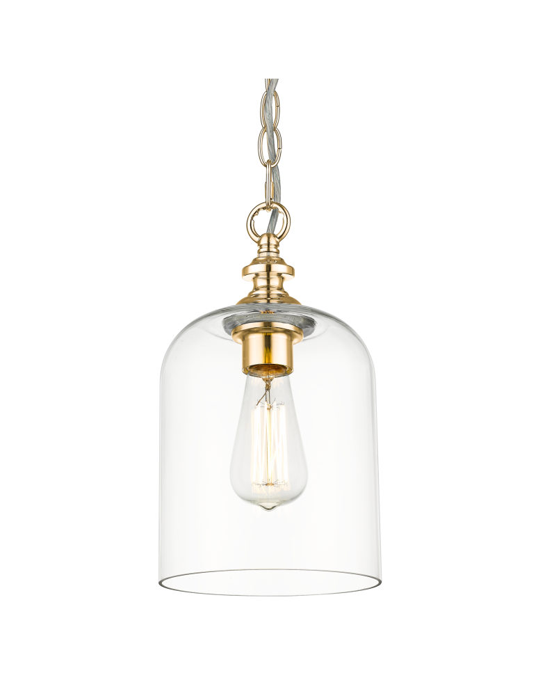 Hampton style pendant lamps - CosmoLight PRAGUE pendant lamp P01909AU Gold.  - product kolory-swiatla.pl 1