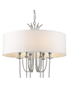 CosmoLight LAS VEGAS pendant lamp P06698NI-WH nickel