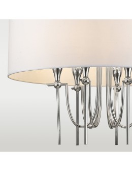 CosmoLight Lampa wisząca LAS VEGAS P06698NI-WH nikiel - produkt 2