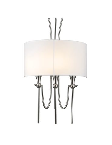 CosmoLight LAS VEGAS wall lamp W03711NI-WH nickel.