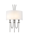 CosmoLight LAS VEGAS wall lamp W03711NI-WH nickel.