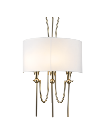 CosmoLight LAS VEGAS wall lamp W03728AU-WH White Gold.