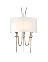 CosmoLight LAS VEGAS wall lamp W03728AU-WH White Gold.