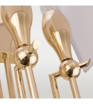 Hampton style wall lamps - CosmoLight LAS VEGAS wall lamp W03728AU-WH White Gold. - product 2