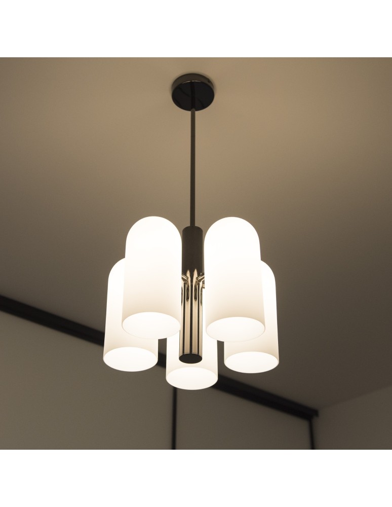 Pendant lamps - CosmoLight SEOUL pendant lamp P05759BK Black  - product kolory-swiatla.pl 3