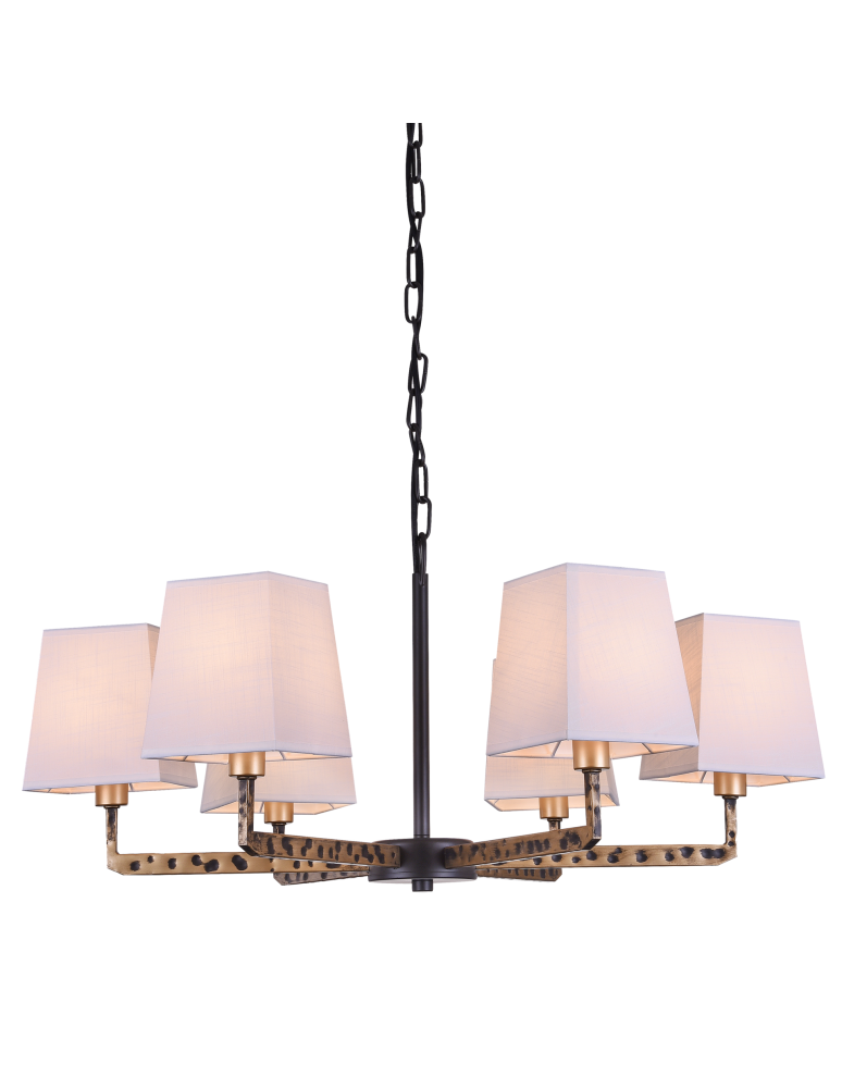 Modern chandeliers - CosmoLight STOCKHOLM pendant lamp P06636BK AU Black Gold  - product kolory-swiatla.pl 1
