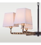 Modern chandeliers - CosmoLight STOCKHOLM pendant lamp P06636BK AU Black Gold  - product 2
