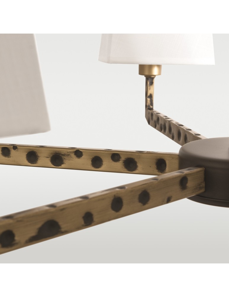 Modern chandeliers - CosmoLight STOCKHOLM pendant lamp P06636BK AU Black Gold  - product kolory-swiatla.pl 3