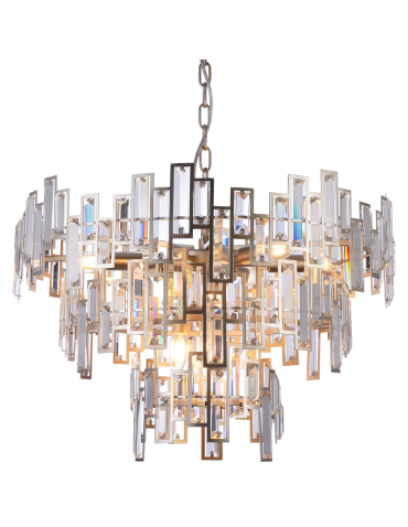 CosmoLight ST PETERSBURG pendant lamp P09158CP Champagne. 
