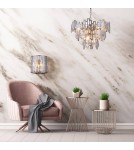 Glamour chandeliers - CosmoLight ST PETERSBURG pendant lamp P09158CP Champagne.  - product 5