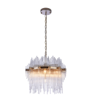 Glamour chandeliers - CosmoLight REYKJAVIK P07097CP Champagne pendant lamp.  - product 3