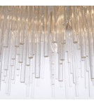 Glamour chandeliers - CosmoLight REYKJAVIK P07097CP Champagne pendant lamp.  - product 5