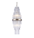 Glamour pendant lamps - CosmoLight REYKJAVIK P02080CP Champagne pendant lamp.  - product 1