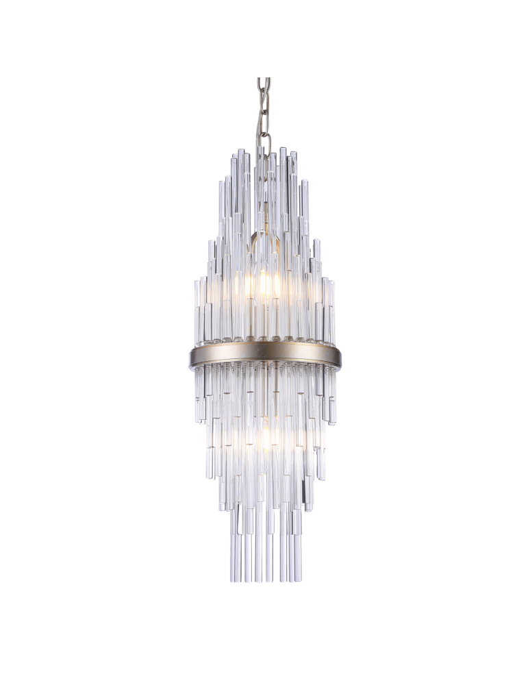 Glamour pendant lamps - CosmoLight REYKJAVIK P02080CP Champagne pendant lamp.  - product kolory-swiatla.pl 1